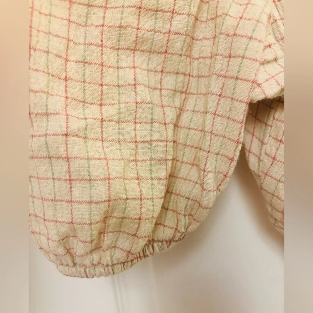 Zara Cut Out Linen Blend Dress Size M - Picture 7 of 11